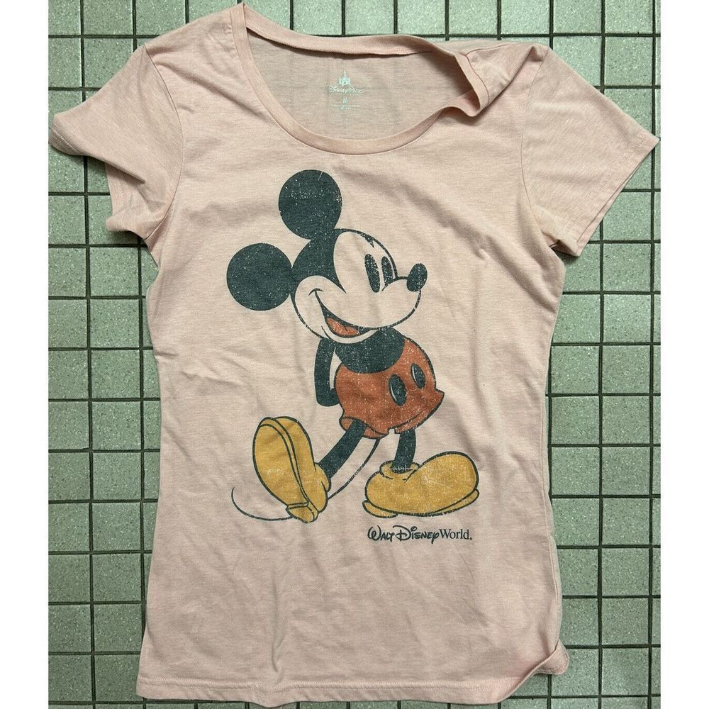 Disney Parks Women’s Pink Mickey Mouse Shirt Size M